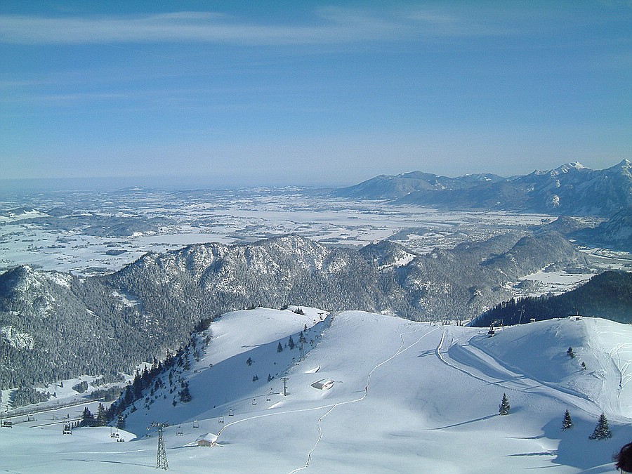 Blick im Winter vom Breitenberg