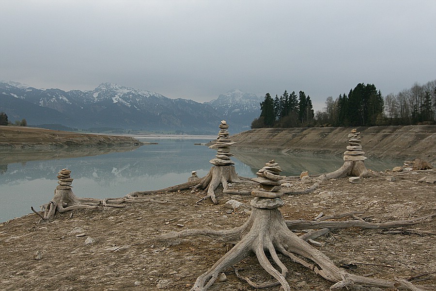 Forggensee im Winter